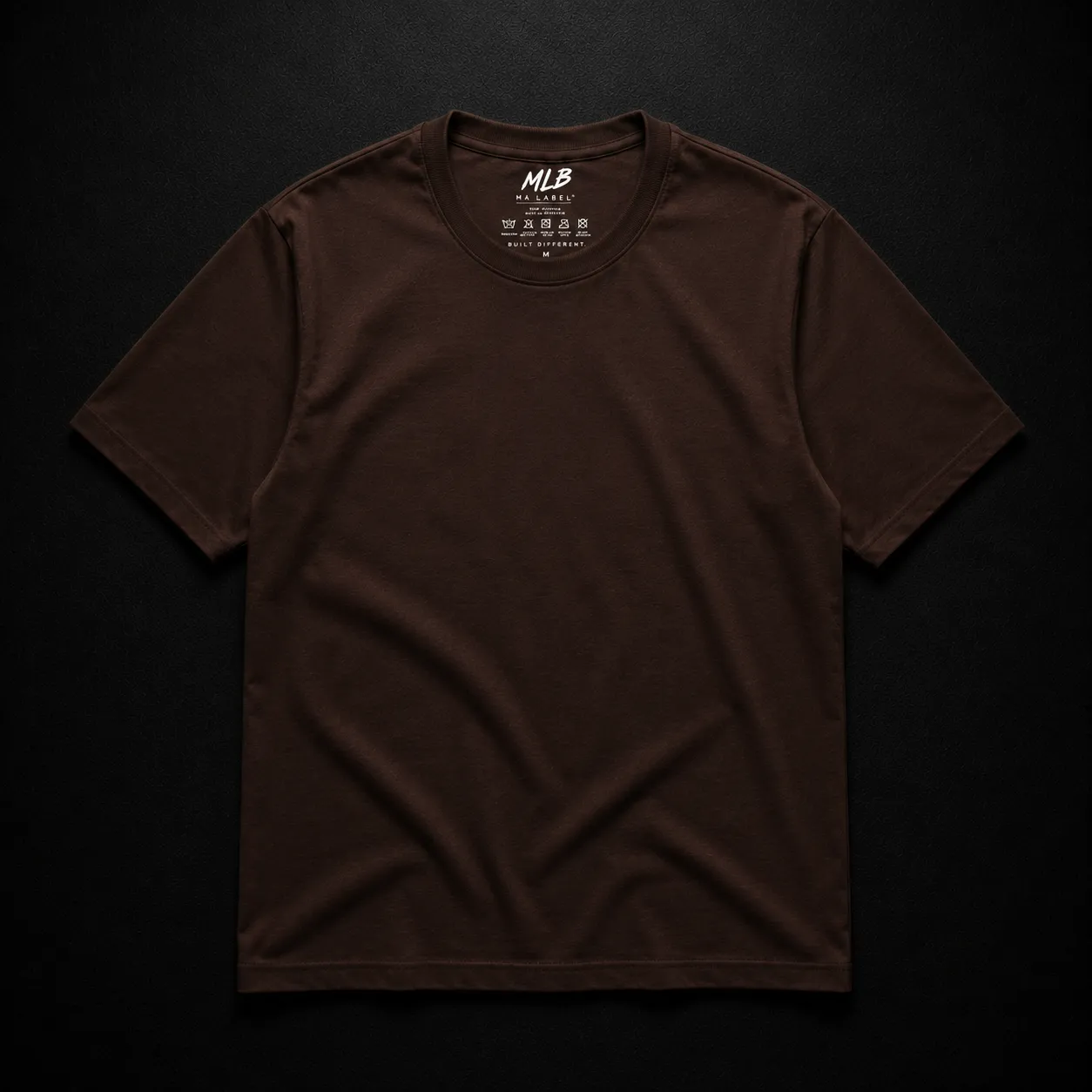 T-shirt Essentiel MLB marron