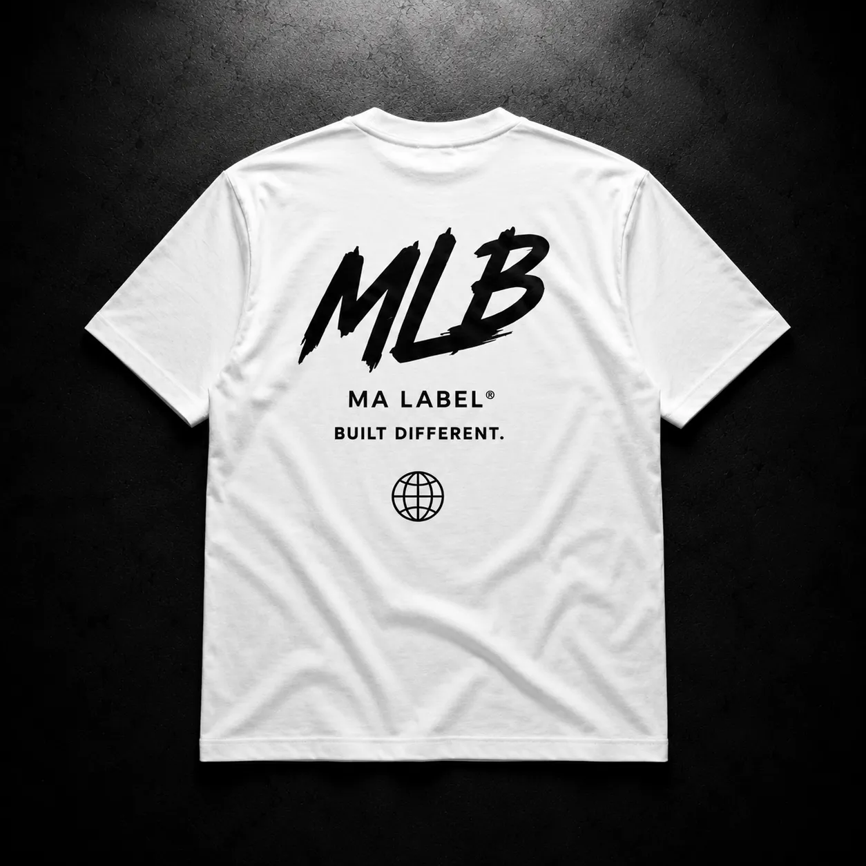 T-shirt Signature MLB blanc, vue de dos